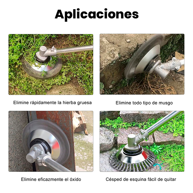 Disco Desbrozador y  Cortador de Césped