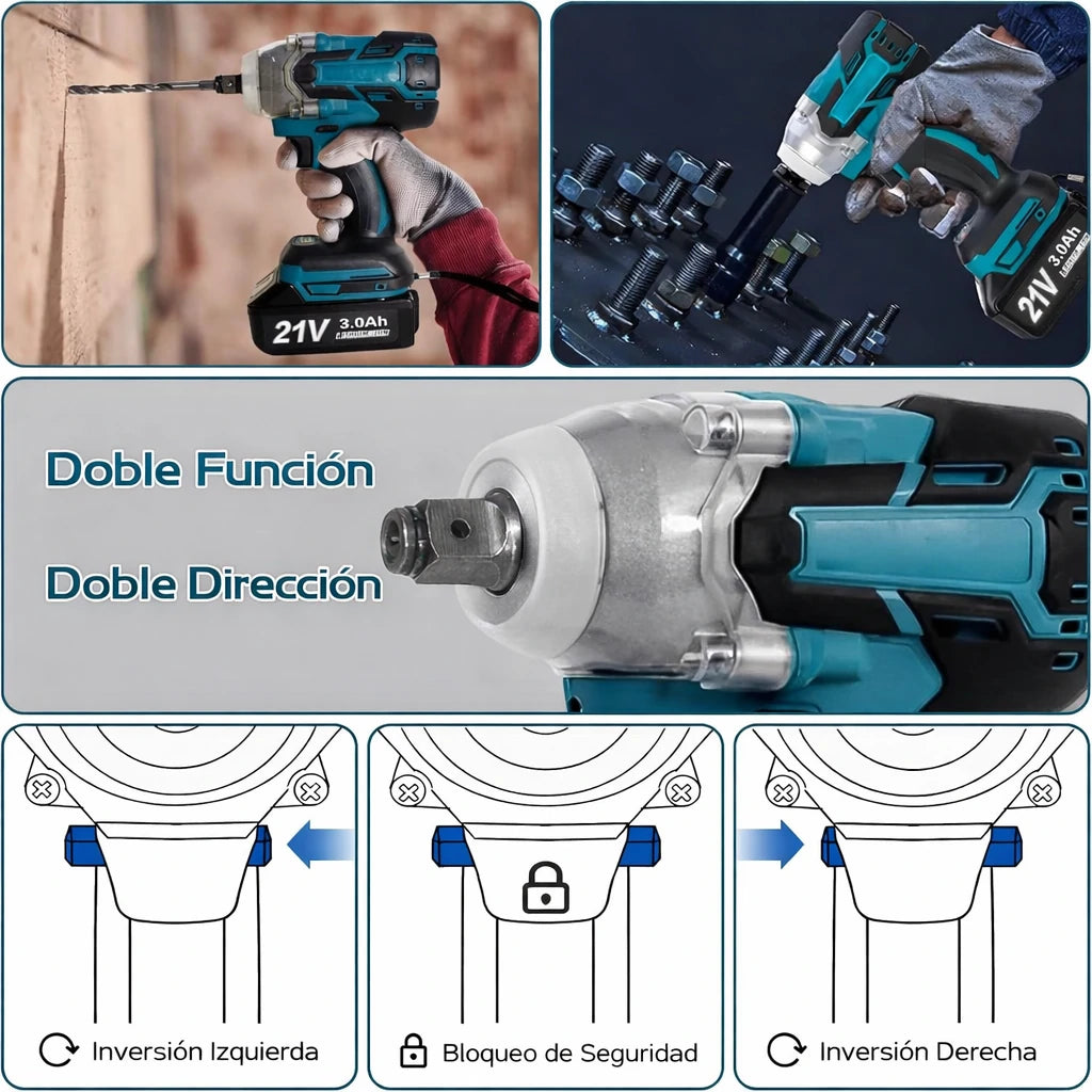 Kit 25 Piezas Llave Taladro De Impacto Makita 1/2”