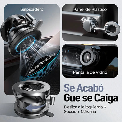 Soporte Magnético Smartphone Para Carro De Fijación Al Vacío