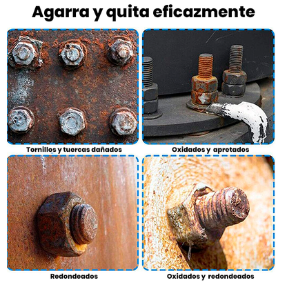 Kit x13 Piezas Extractor de Tuercas y Tornillos Dañados