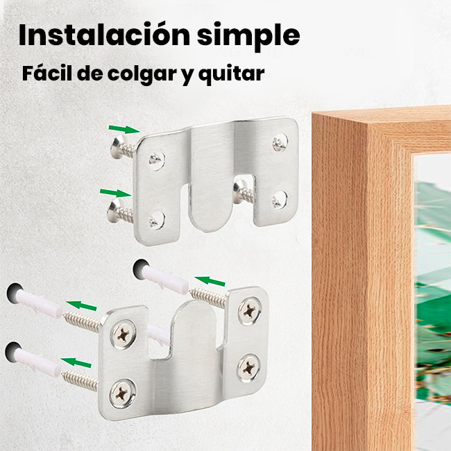Soporte Invisible x12 Piezas