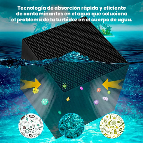 Cubo Purificador Agua Cristal