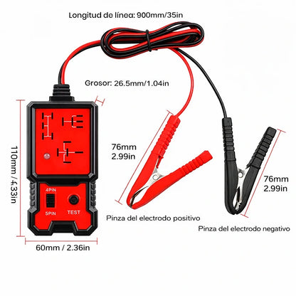 Probador Electrónico Automotriz De Relés  12V