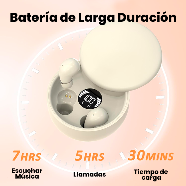 Mini Audífonos Inalámbricos Invisibles
