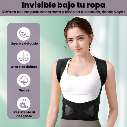 Corrector de Postura Faja Lumbar Ajustable