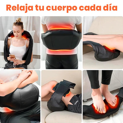 Masajeador Shiatsu Para Cuello Y Hombros Con Calor