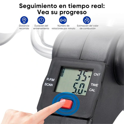 Ejercitador Mini Pedalera Elíptica Portátil