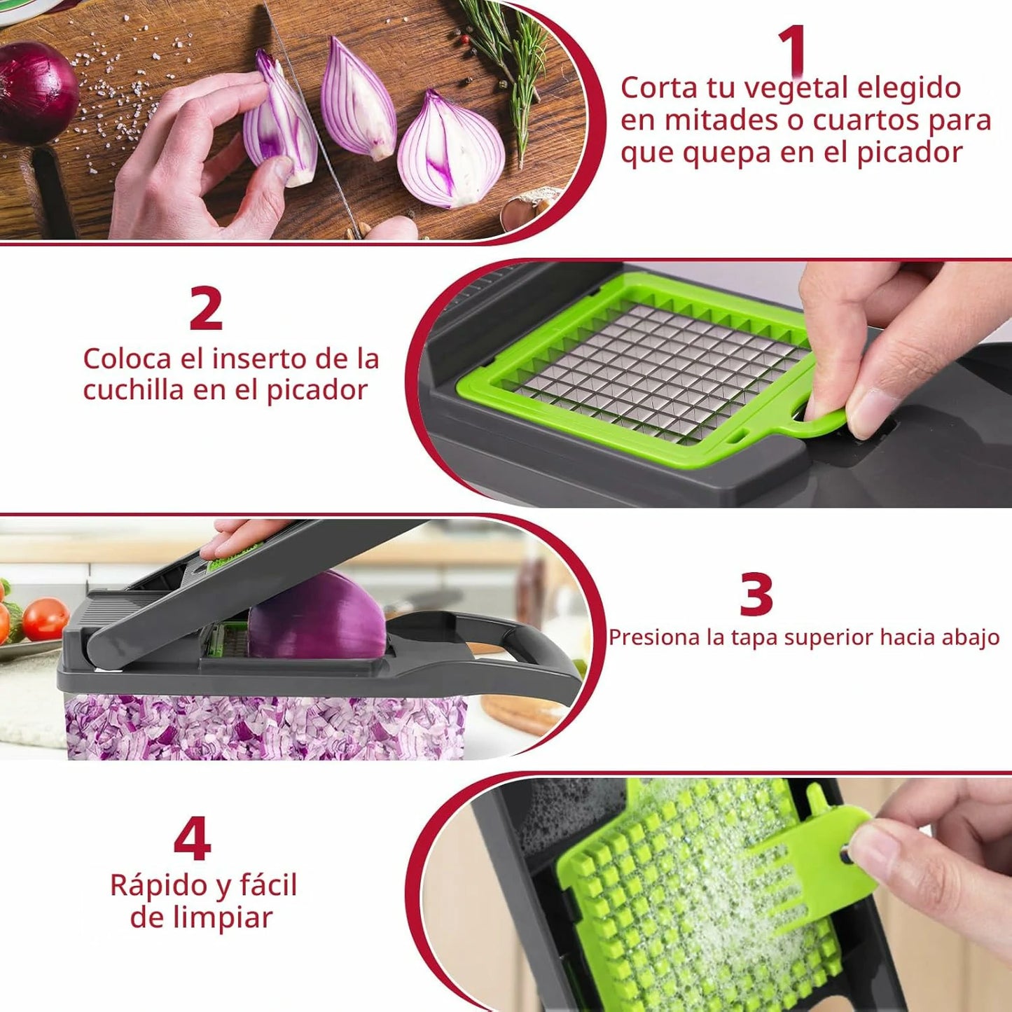 Cortador De Alimentos Multifuncional 14 En 1