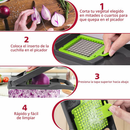 Cortador De Alimentos Multifuncional 14 En 1