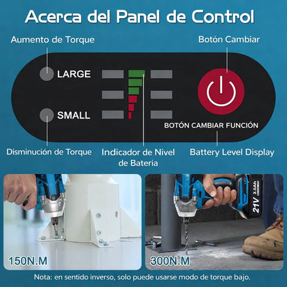 Kit 25 Piezas Llave Taladro De Impacto Makita 1/2”