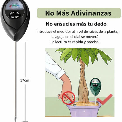 Medidor De Humedad De Suelo Para Plantas Y Jardines