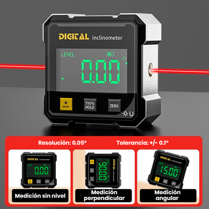 Medidor de Ángulos Digital Magnético