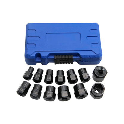 Kit x13 Piezas Extractor de Tuercas y Tornillos Dañados