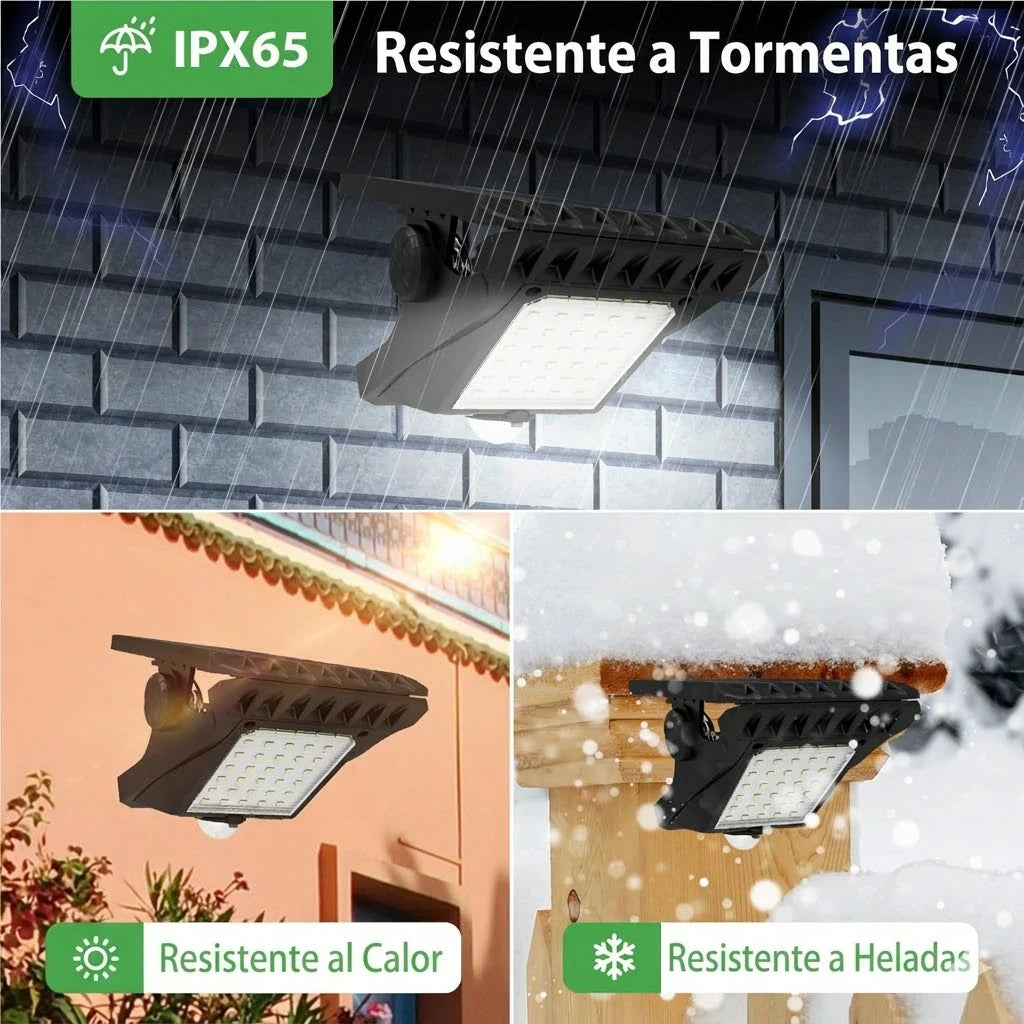 Lámpara Solar Clip Sensor Movimiento Doble Carga  x2