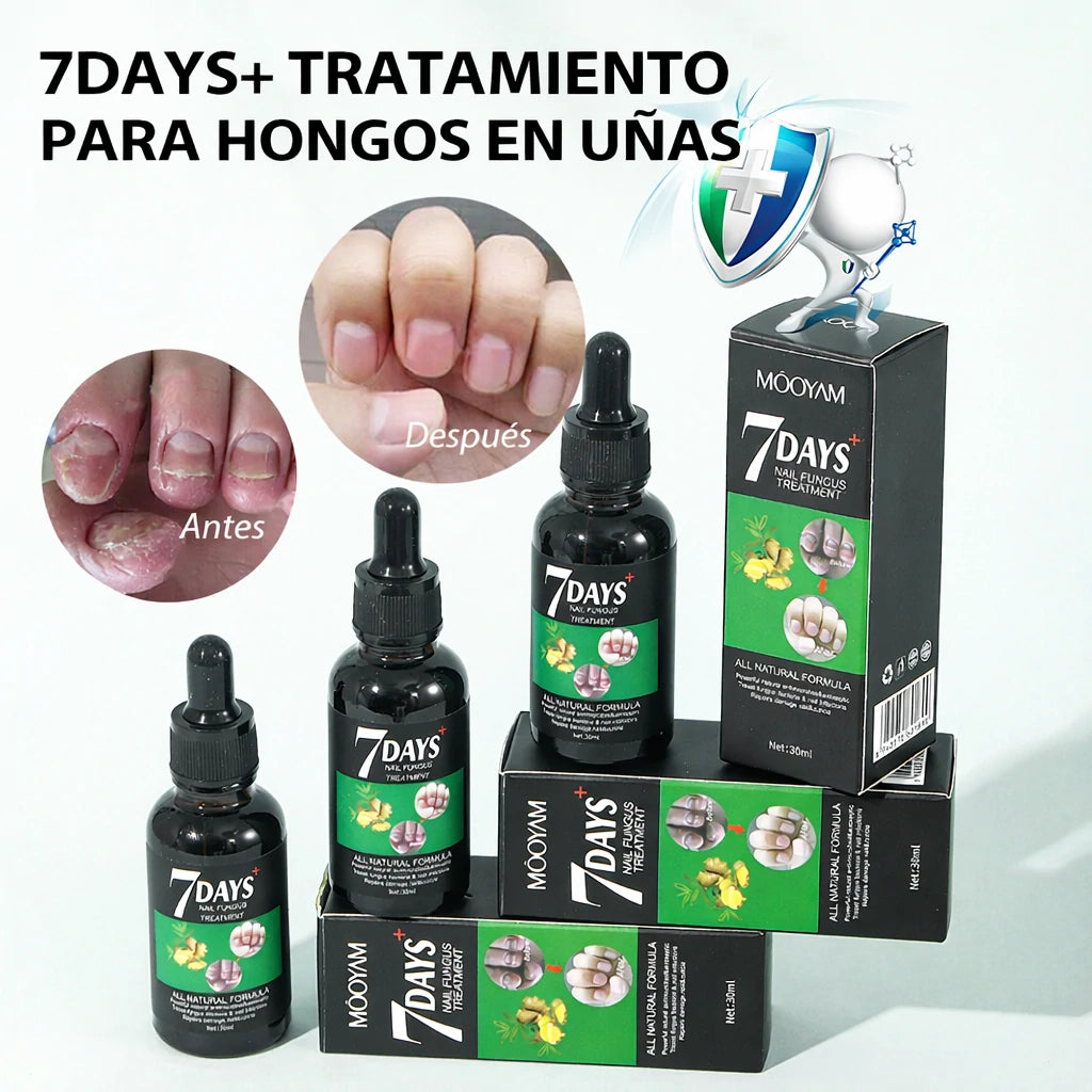 Tratamiento Aceite Jengibre 7 Days Fortalecedor De Uñas x4