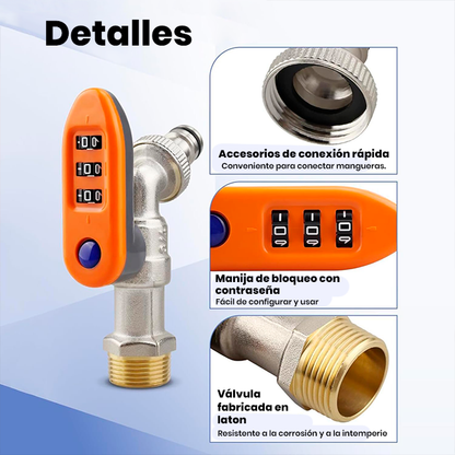 Llave Grifo para Exterior con Clave  🎁Pague 1, Lleve 2🎁