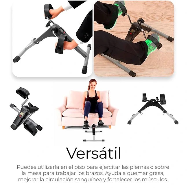 Ejercitador Mini Pedalera Elíptica Portátil