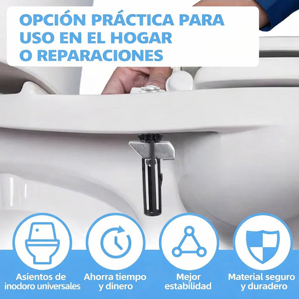 Fijación Rápida Tapa WC Pro