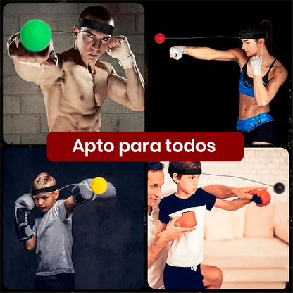 Bola de Entrenamiento Boxeo de Banda Ajustable x2