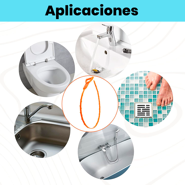 Kit de Limpiadores de Drenaje x6