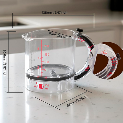 Taza Medidora Ajustable 4 en 1 x2