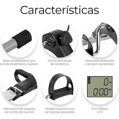 Ejercitador Mini Pedalera Elíptica Portátil