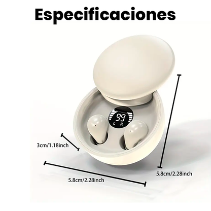 Mini Audífonos Inalámbricos Invisibles