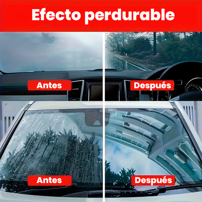 Limpiador Repelente de Lluvia para Vidrios y Espejos x3