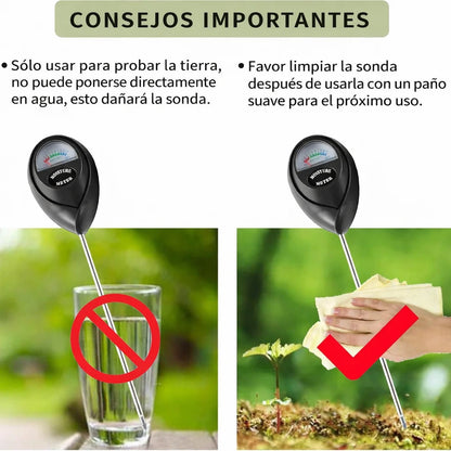 Medidor De Humedad De Suelo Para Plantas Y Jardines