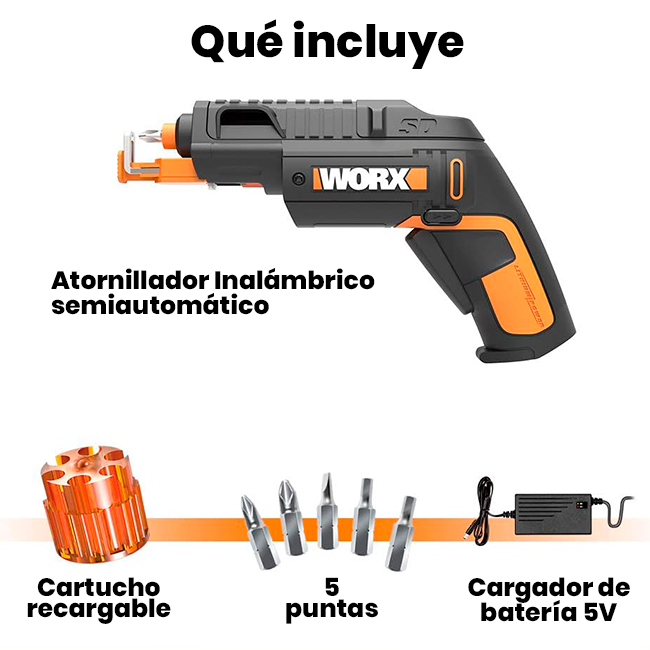 Destornillador Semiautomático 6 en 1