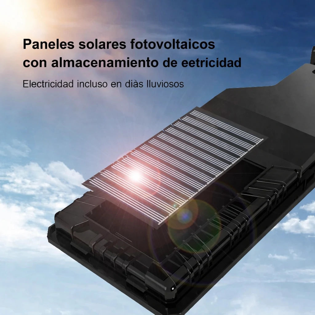 Lámpara Solar LED Para Exterior Con Sensor De Movimiento + Control
