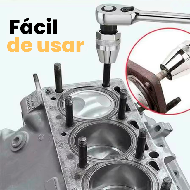 Cabezal Extractor de Tornillos Rotos
