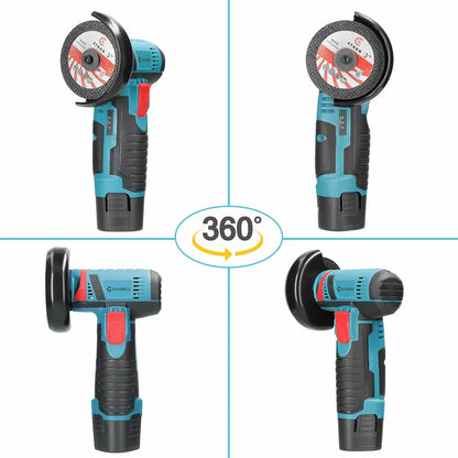 Kit Mini Pulidora Inalámbrica 19500 Rpm 2 Baterías
