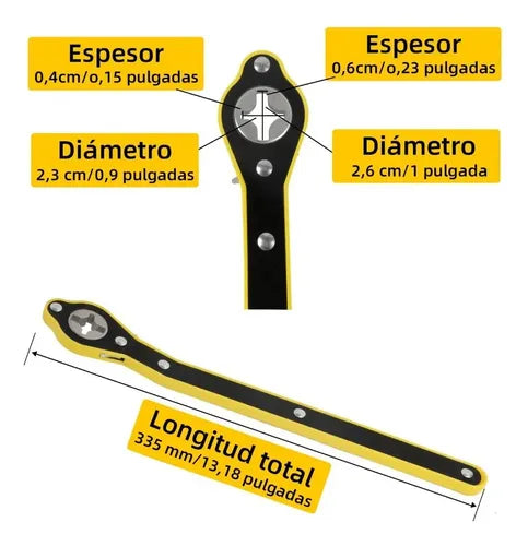 Llave Trinquete Ratchet Para Gato Hidráulico Carro
