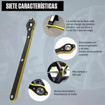 Llave Trinquete Ratchet Para Gato Hidráulico Carro