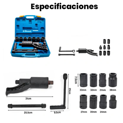 Kit Llave Multiplicadora De Fuerza Para Camión