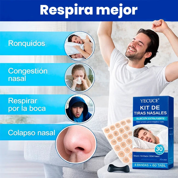 Respira Libre con Tiras Magnéticas