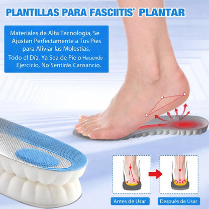 Plantillas Anatómicas Cloud Step Con Amortiguación Par x2