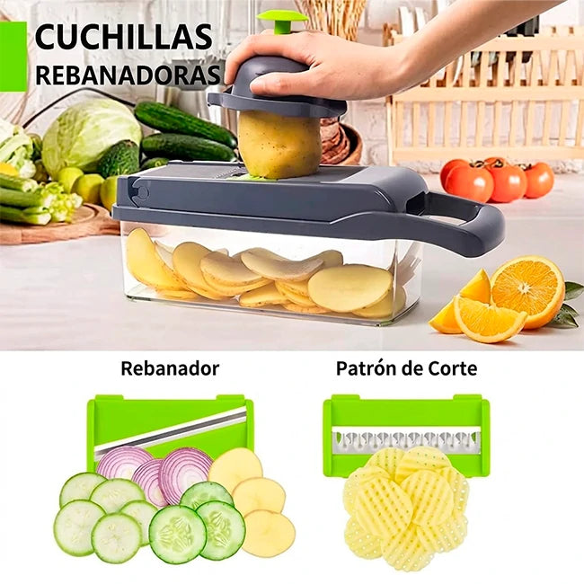 Cortador De Alimentos Multifuncional 14 En 1