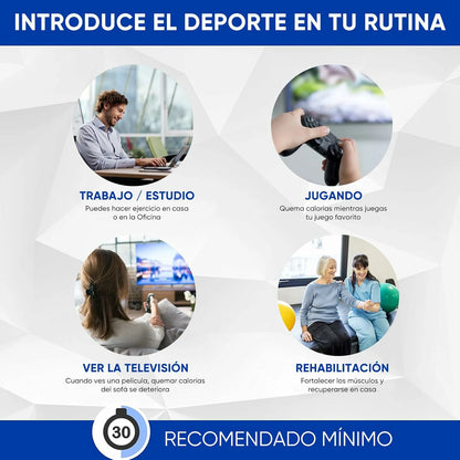 Ejercitador Mini Pedalera Elíptica Portátil