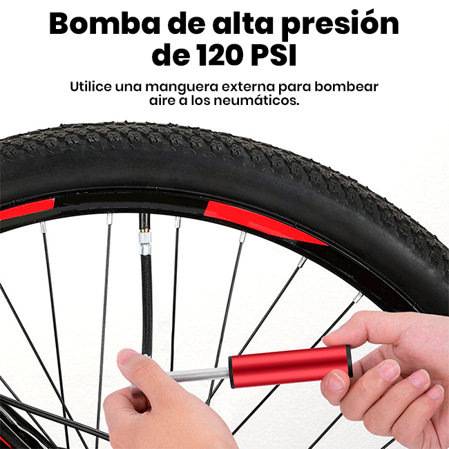 Kit Mini Inflador de Neumáticos