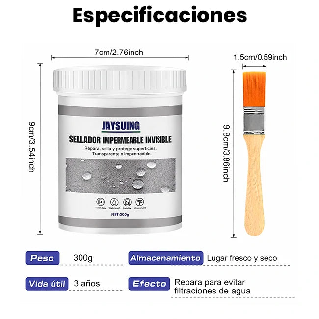 Sellador Impermeabilizante Invisible Anti Fugas Y Filtraciones