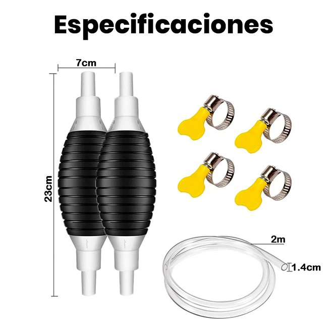 Bomba Manual de Succión de Líquidos Multifuncional x2