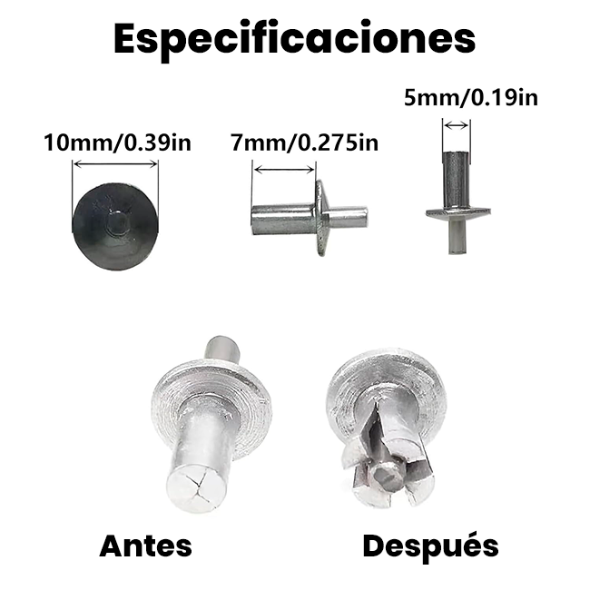 Remache Expansivo de Golpe x200