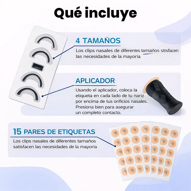 Kit Dilatador Nasal Magnético Anti Ronquidos