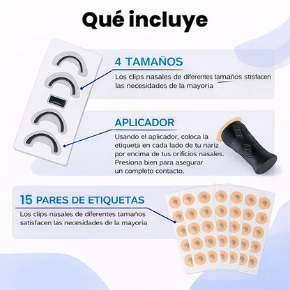 Kit Dilatador Nasal Magnético Anti Ronquidos