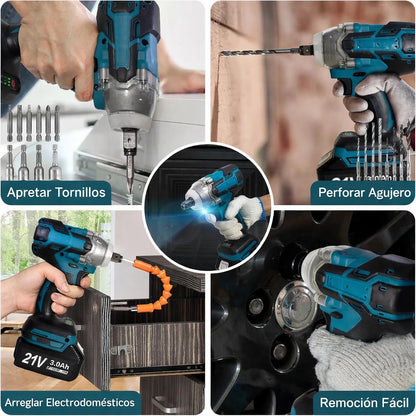 Kit 25 Piezas Llave Taladro De Impacto Makita 1/2”