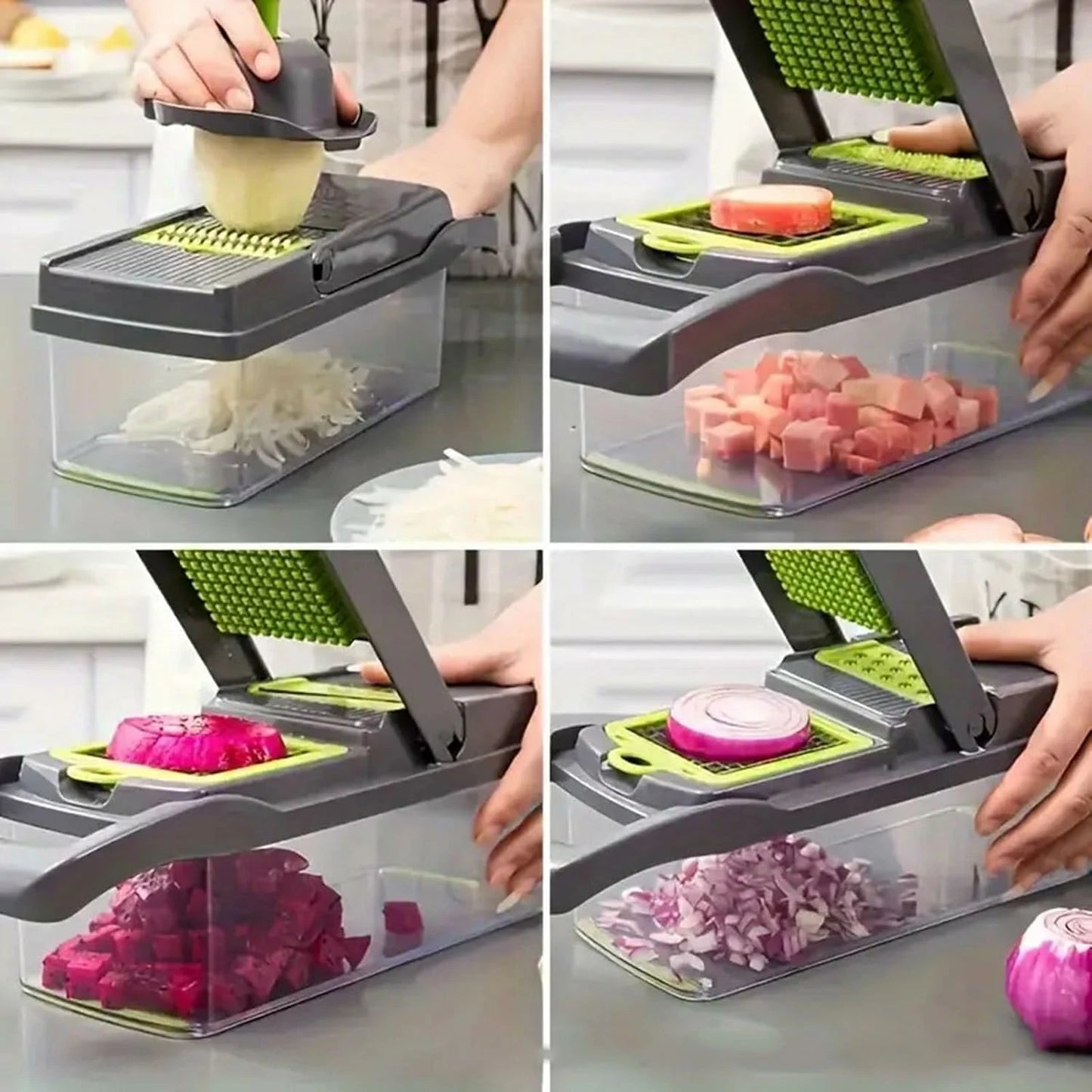 Cortador De Alimentos Multifuncional 14 En 1