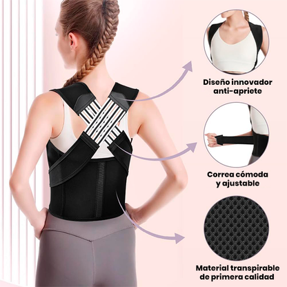 Corrector de Postura Faja Lumbar Ajustable
