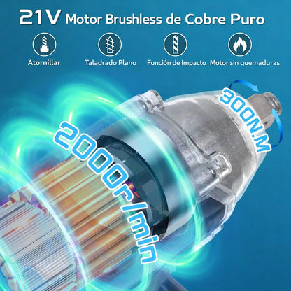 Kit 25 Piezas Llave Taladro De Impacto Makita 1/2”